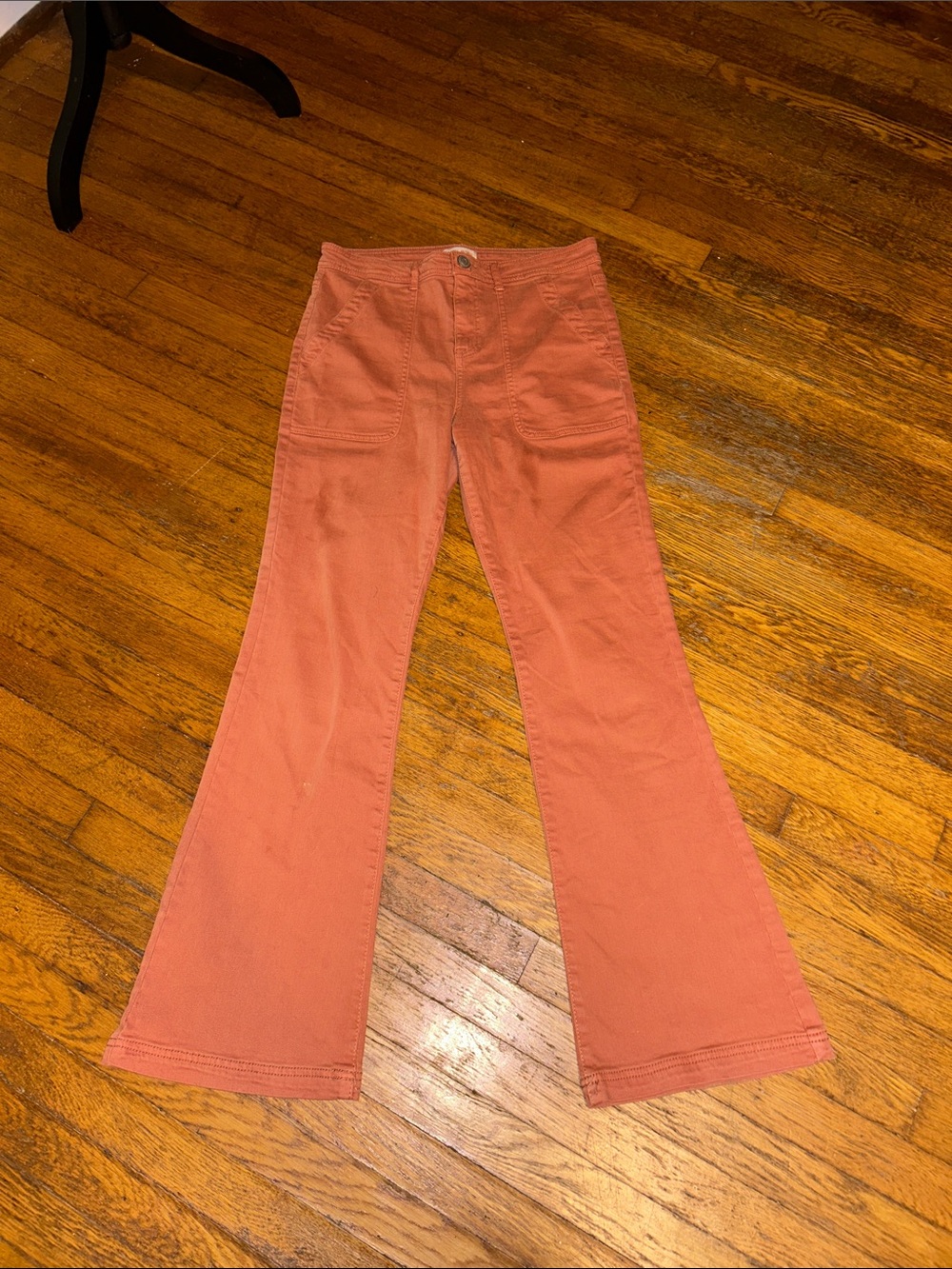 Knox Rose Boot-Cut Pants in Rust - Picture 3 of 4